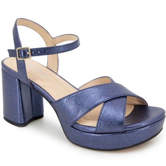 Kenneth Cole Reaction Women's Reeva Platform Sandals - Picture 1 of 3